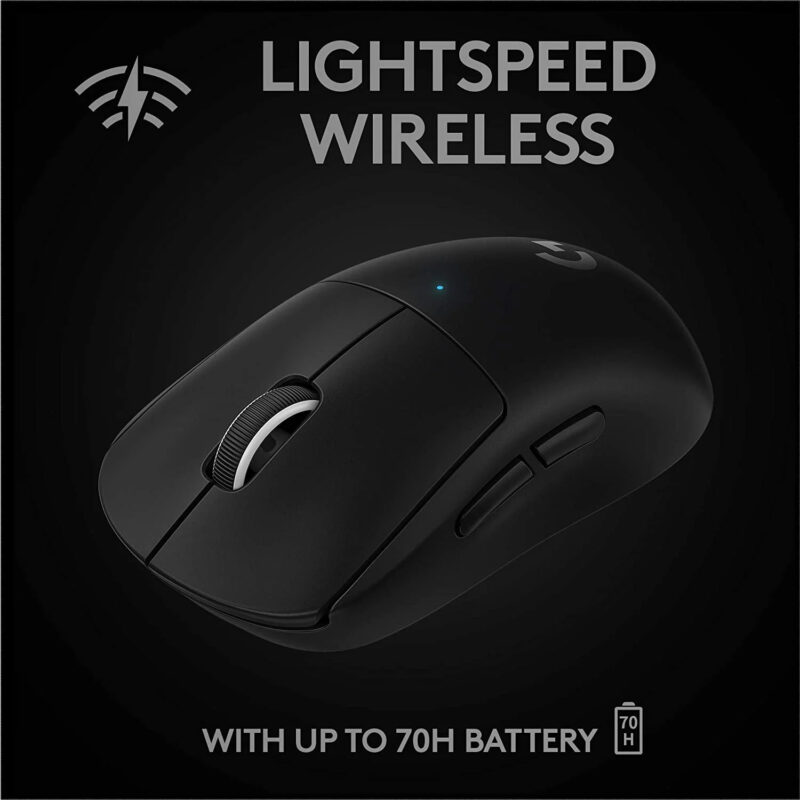Logitech G PRO X SUPERLIGHT Wireless Gaming Mouse, Black