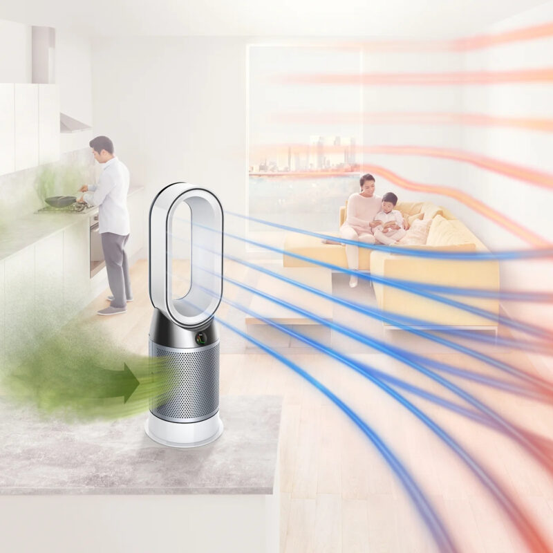 Dyson Pure Hot+Cool™ Air Purifier, Heater & Fan HP04 | White/Silver