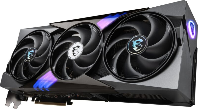 MSI GeForce RTX 5090 32G Gaming Trio OC — 32GB GDDR7 (28Gbps/512-bit), PCIe 5, Boost: 2482MHz, HDMI 2.1b, DisplayPort 2.1b